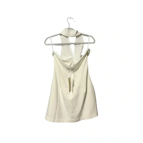 NWT Sabo Skirt Amaris White Halter Dress - Picture 8 of 9